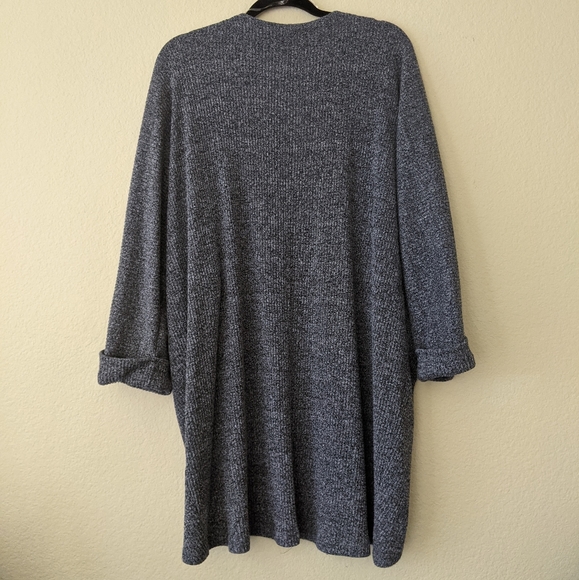 Long Drape Open Cardigan - Picture 2 of 6